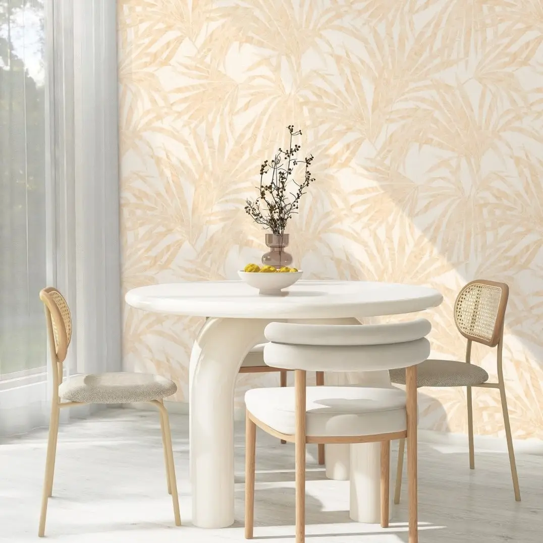 Vinyl wallpaper roll sample, durable and easy to clean